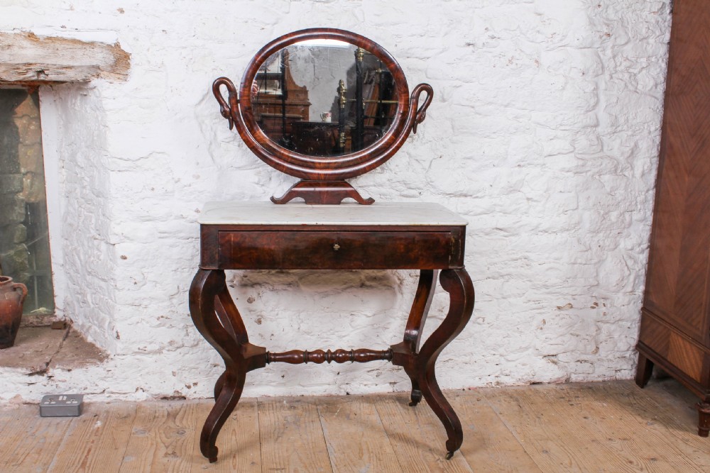 Very attractive mahogany Louis Phillipe style dressing table View II