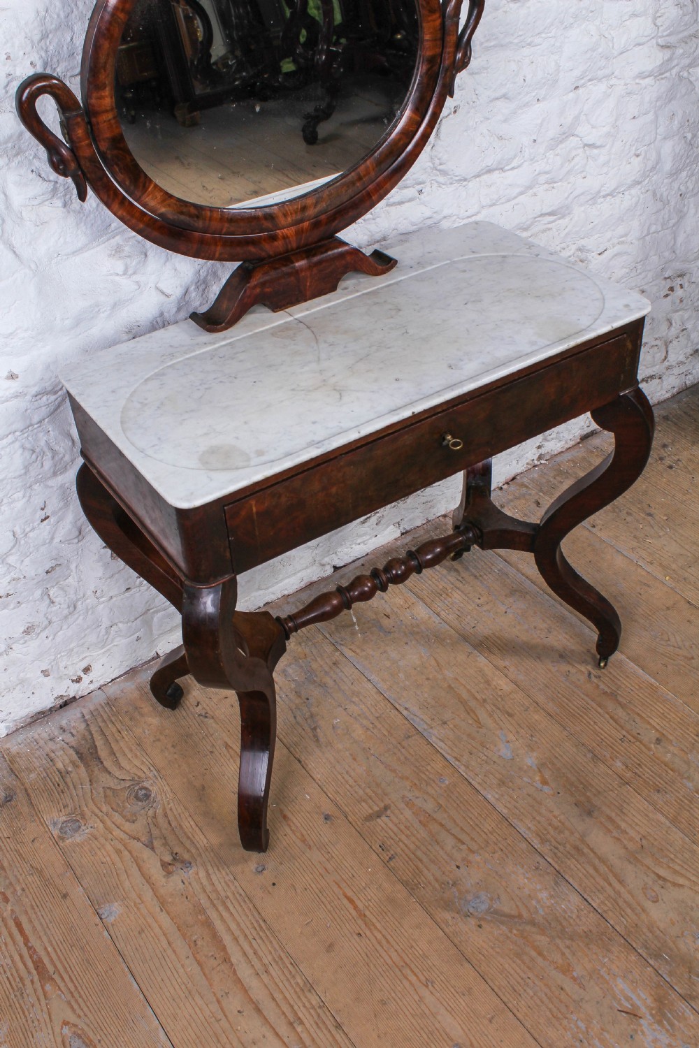 Very attractive mahogany Louis Phillipe style dressing table View IV