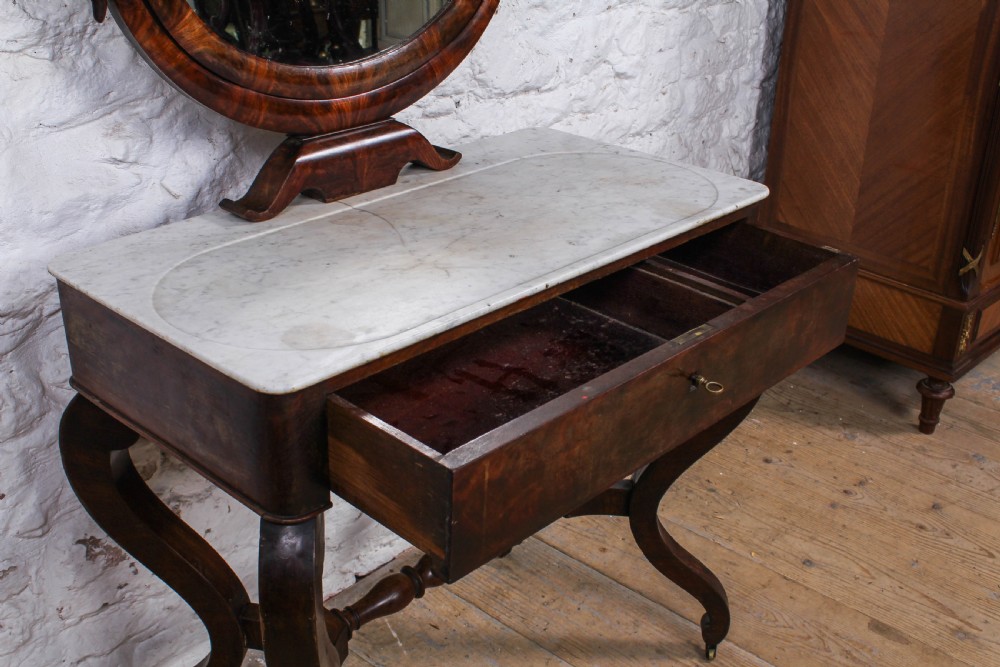 Very attractive mahogany Louis Phillipe style dressing table View V