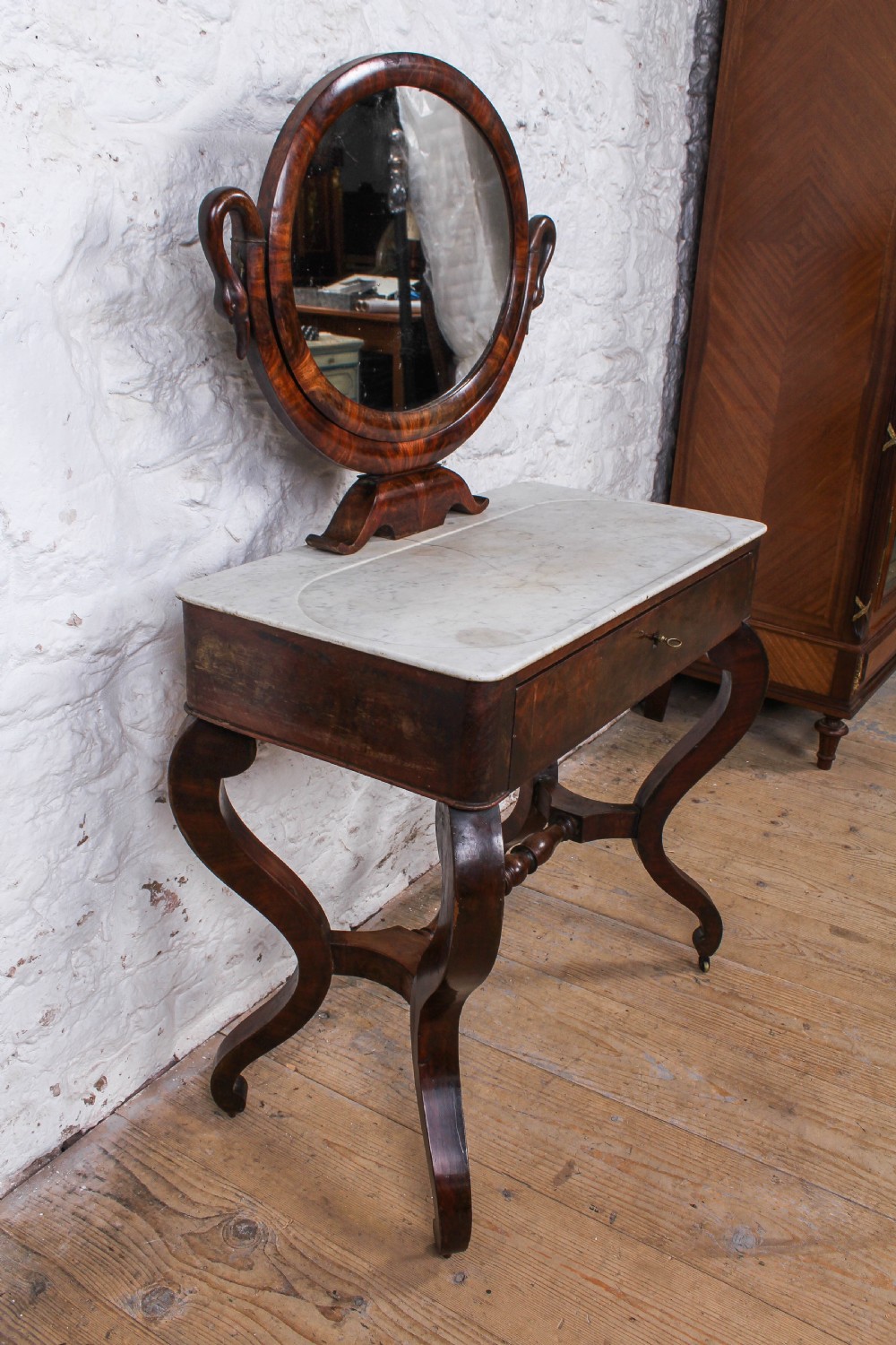 Very attractive mahogany Louis Phillipe style dressing table View VI