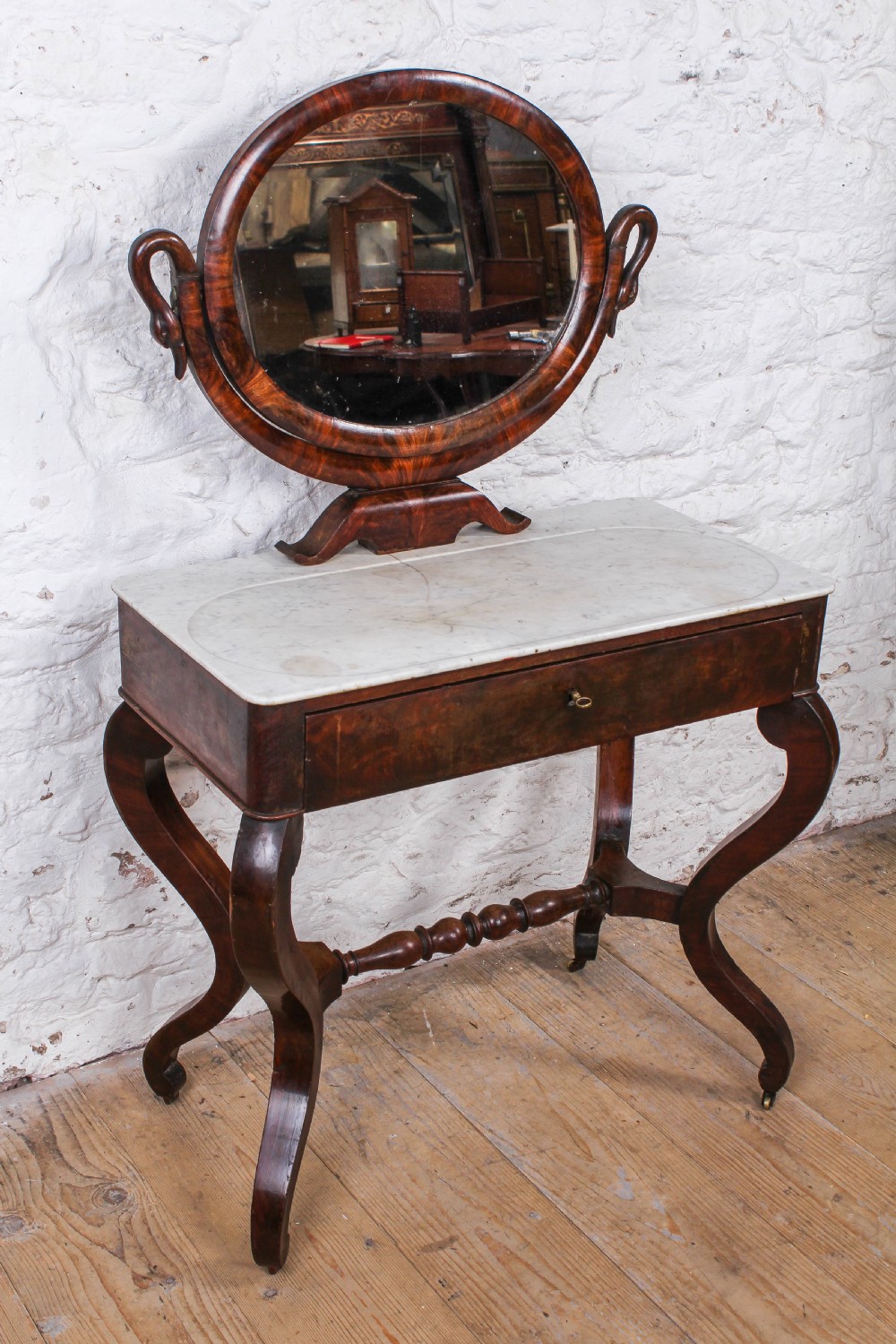 Very attractive mahogany Louis Phillipe style dressing table View VII