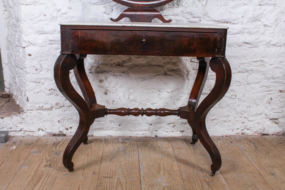 Very attractive mahogany Louis Phillipe style dressing table View VIII