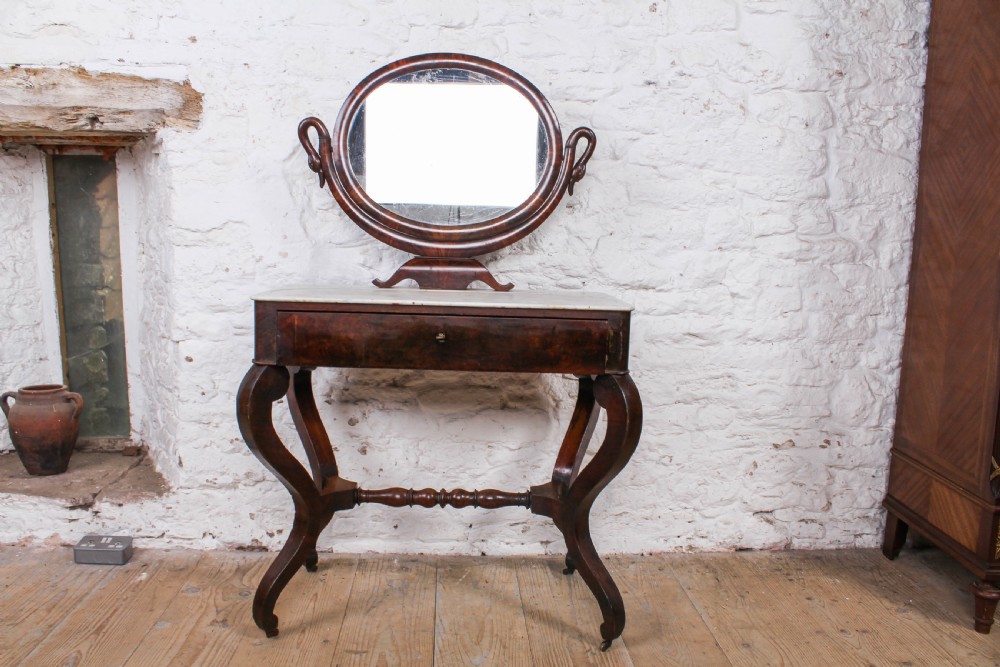 Very attractive mahogany Louis Phillipe style dressing table View IX