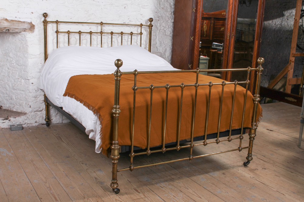 Handsome all brass king size bed