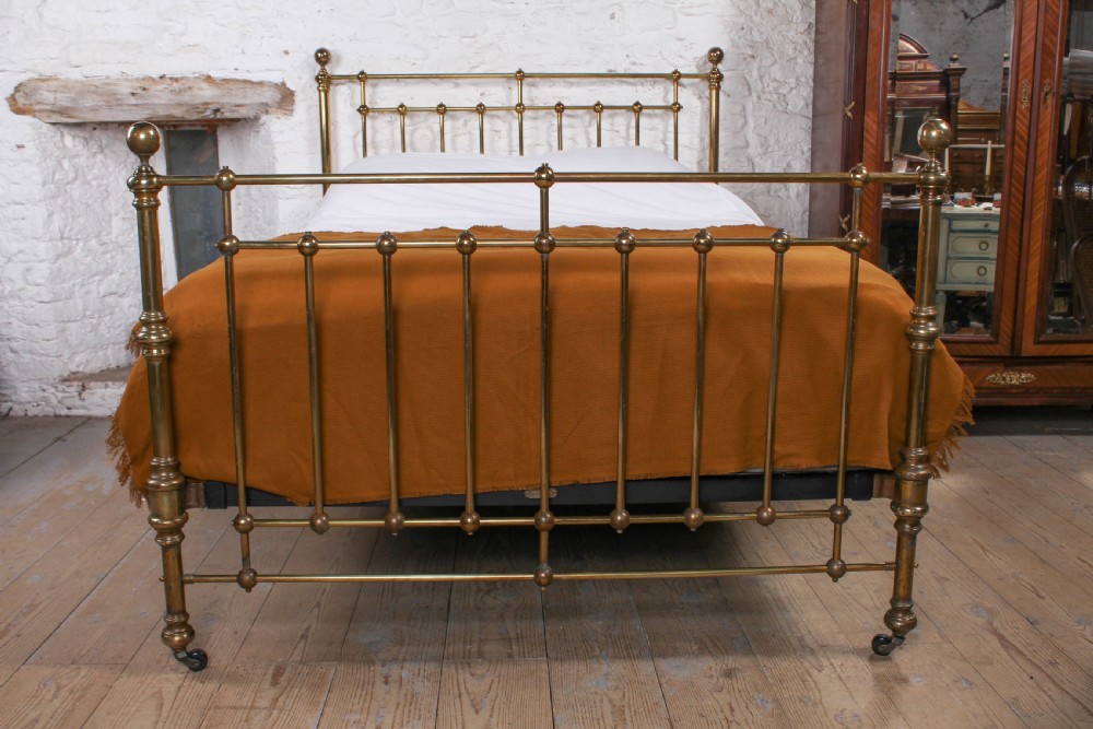 Handsome all brass king size bed View III