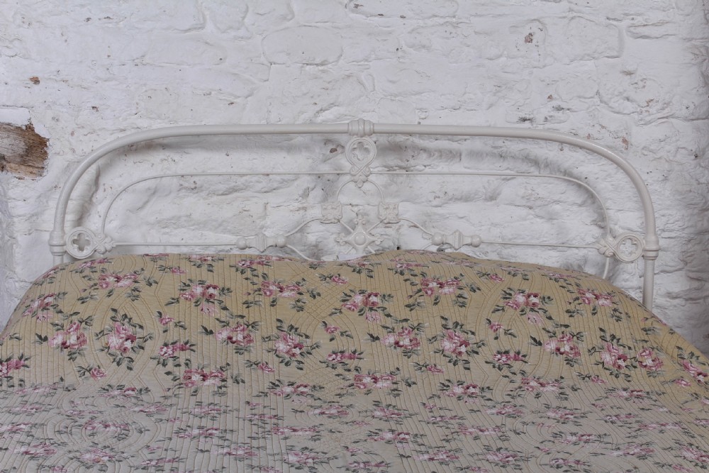 Gorgeous rare all Iron Irish king size bed View II