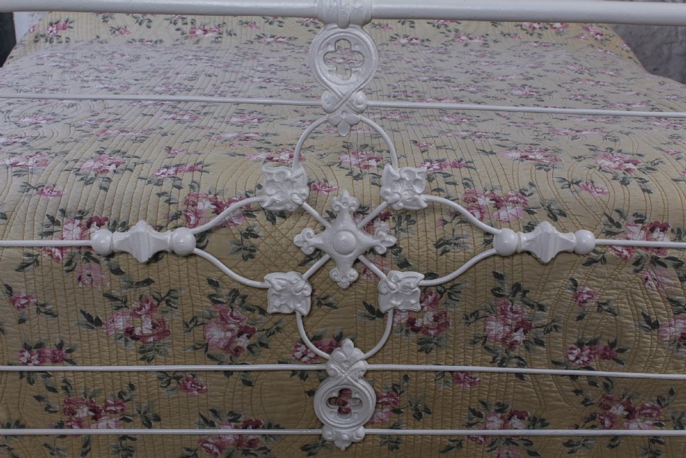 Gorgeous rare all Iron Irish king size bed View VI