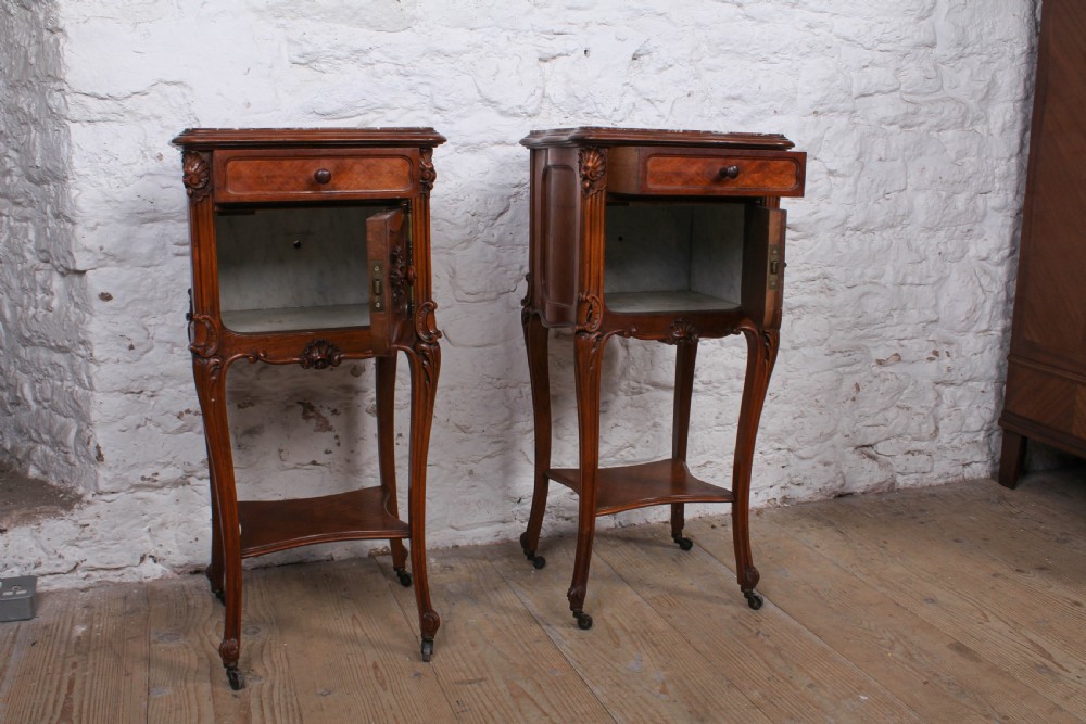 Very nice pair of Louis XV style bedsides View VI