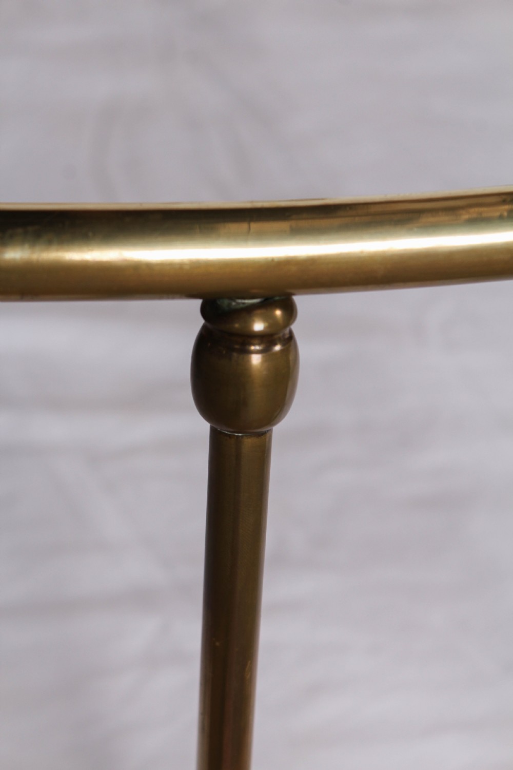 Very nice pair of Edwardian single all brass beds View VII