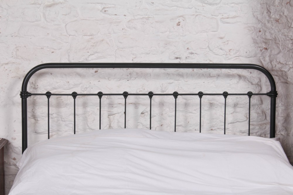 Pleasingly simple French all iron king size bed View III