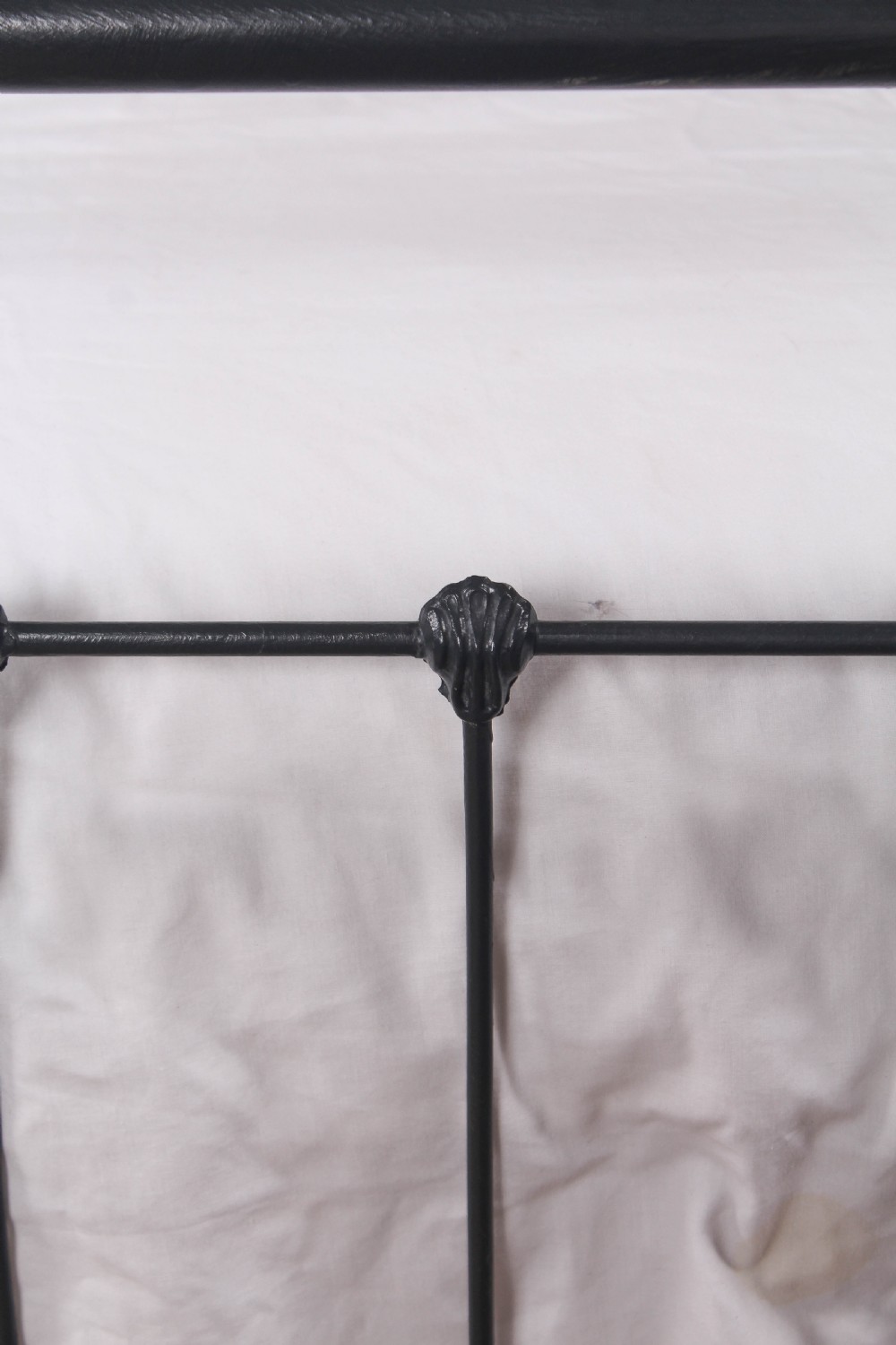 Pleasingly simple French all iron king size bed View VII