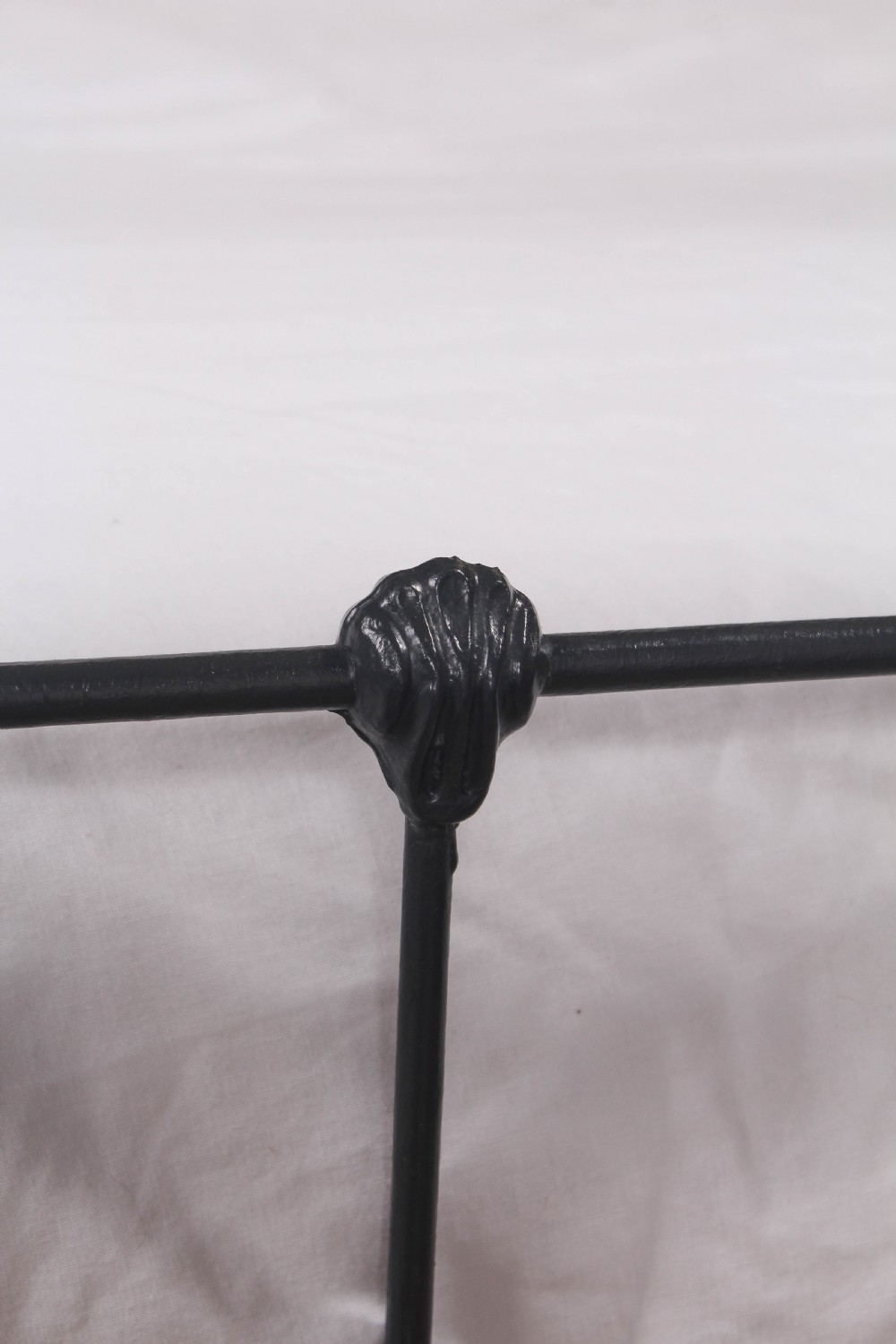 Pleasingly simple French all iron king size bed View VIII