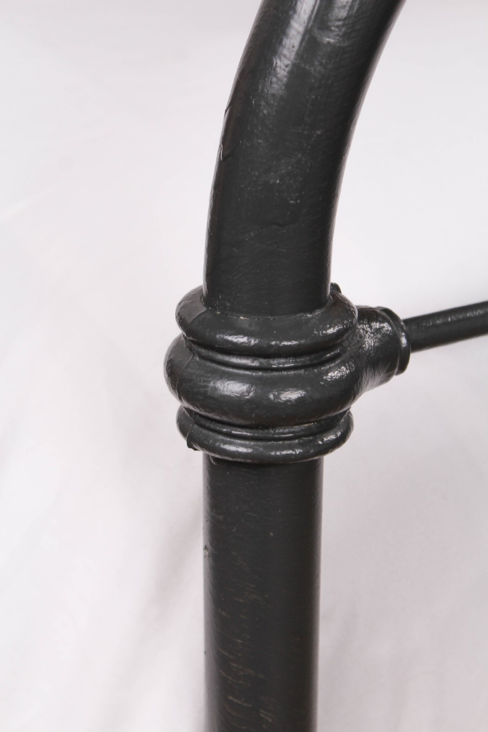 Pleasingly simple French all iron king size bed View IX
