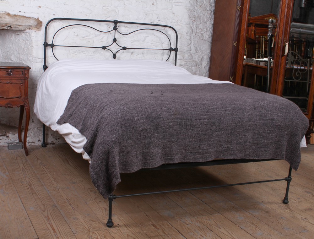 All iron Irish king size no end bed 