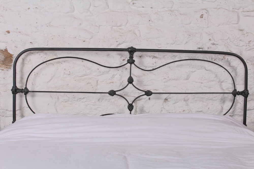 All iron Irish king size no end bed  View II