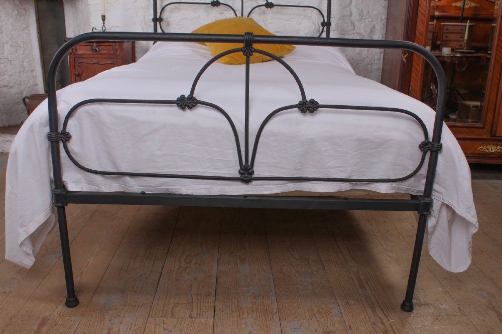 Attractive Irish all iron queen size bed View II