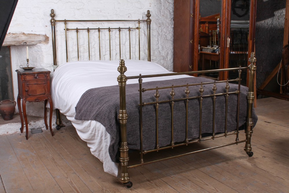 Handsome Victorian all brass king size bed View II