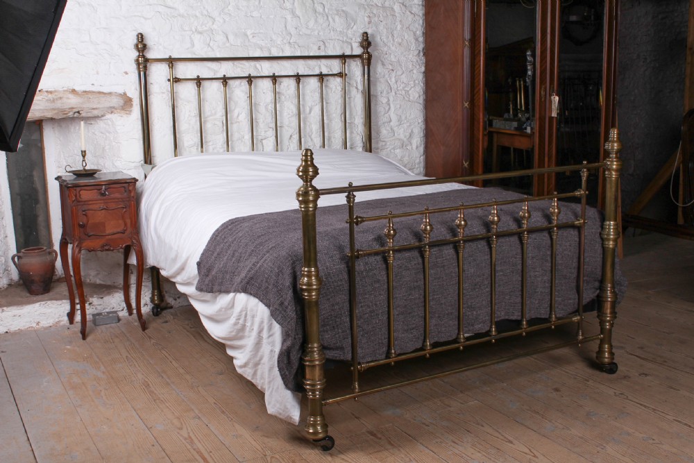 Handsome Victorian all brass king size bed View III