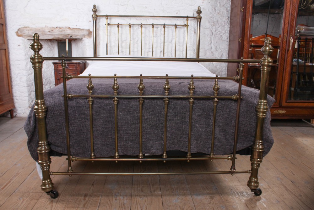 Handsome Victorian all brass king size bed View IV
