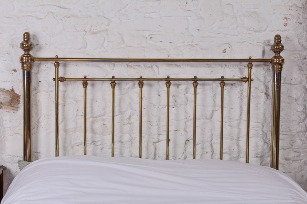 Handsome Victorian all brass king size bed View VI