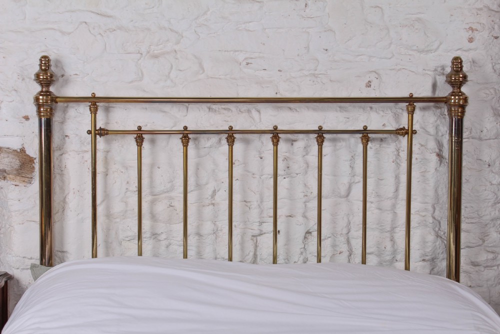 Handsome Victorian all brass king size bed View VIII