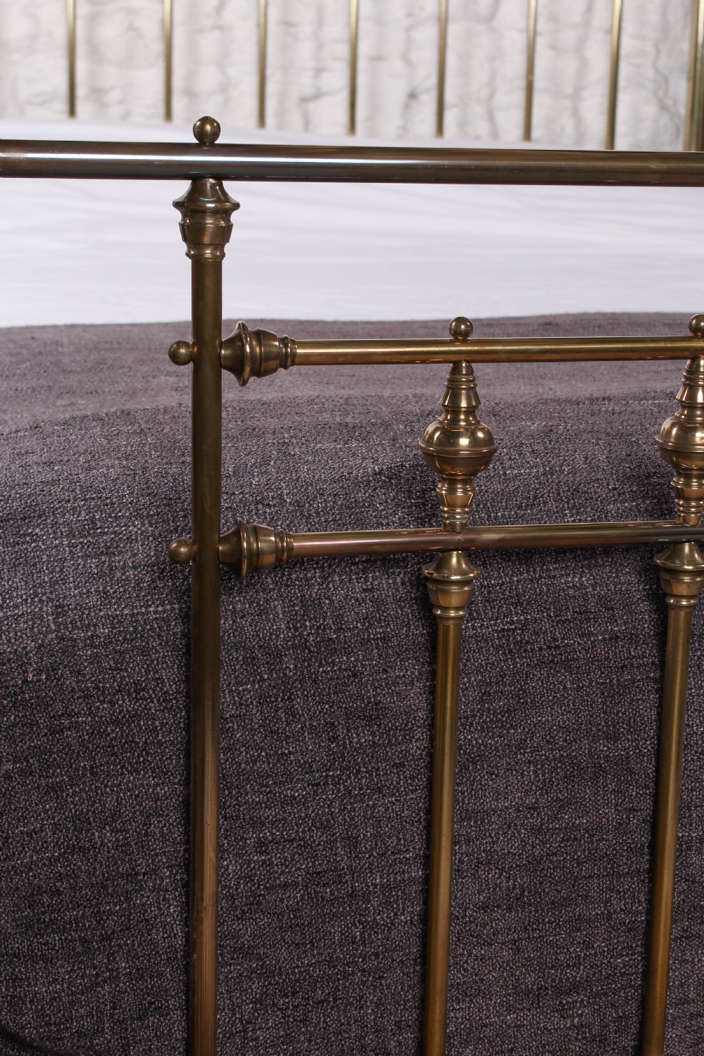 Handsome Victorian all brass king size bed View IX