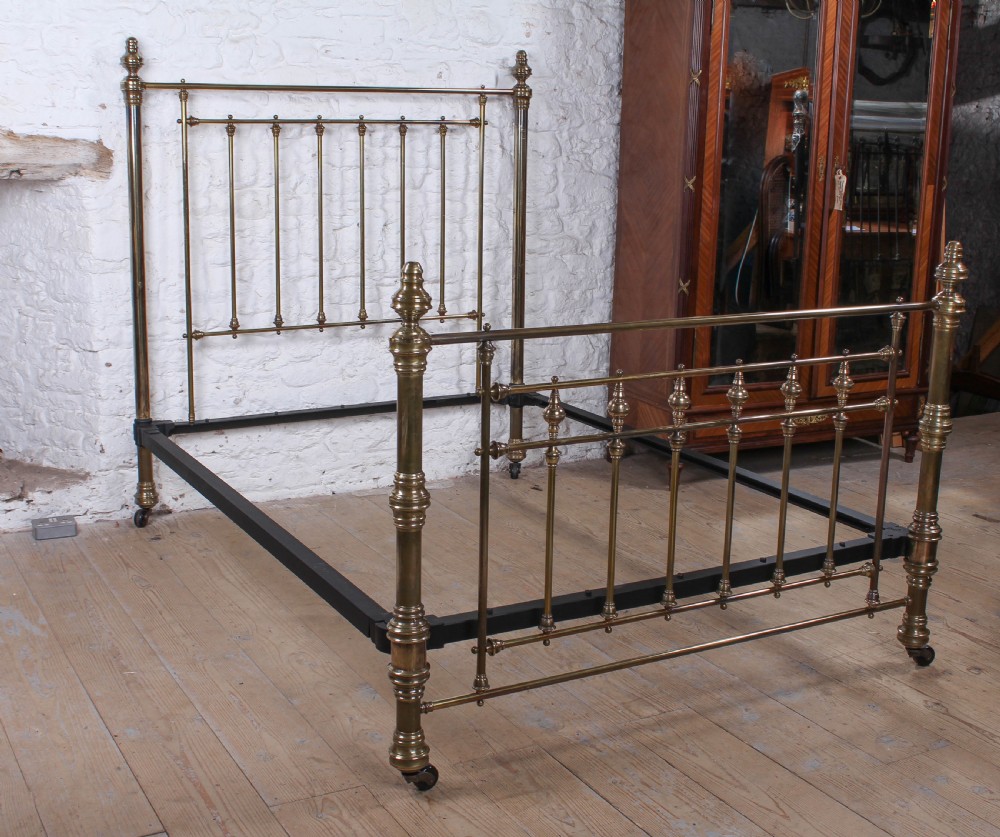 Handsome Victorian all brass king size bed View XII