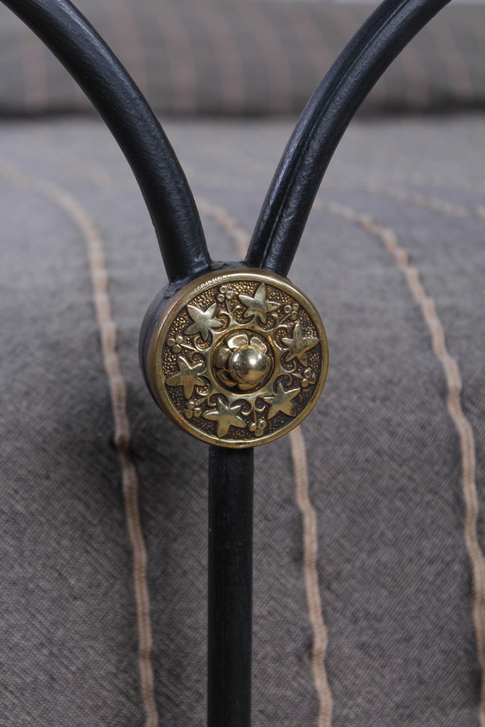 Fabulous Victorian brass and iron double bed View V