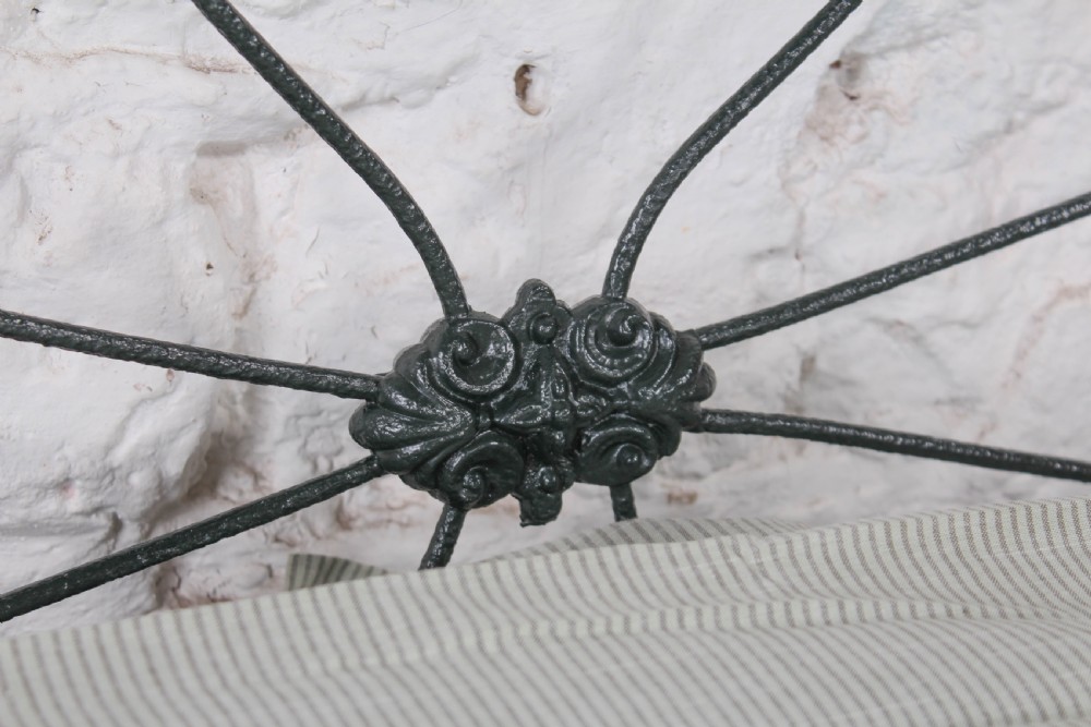 Lovely  Victorian iron and brass no end double bed  View II