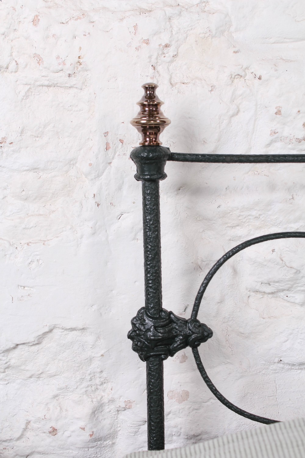 Lovely  Victorian iron and brass no end double bed  View IV