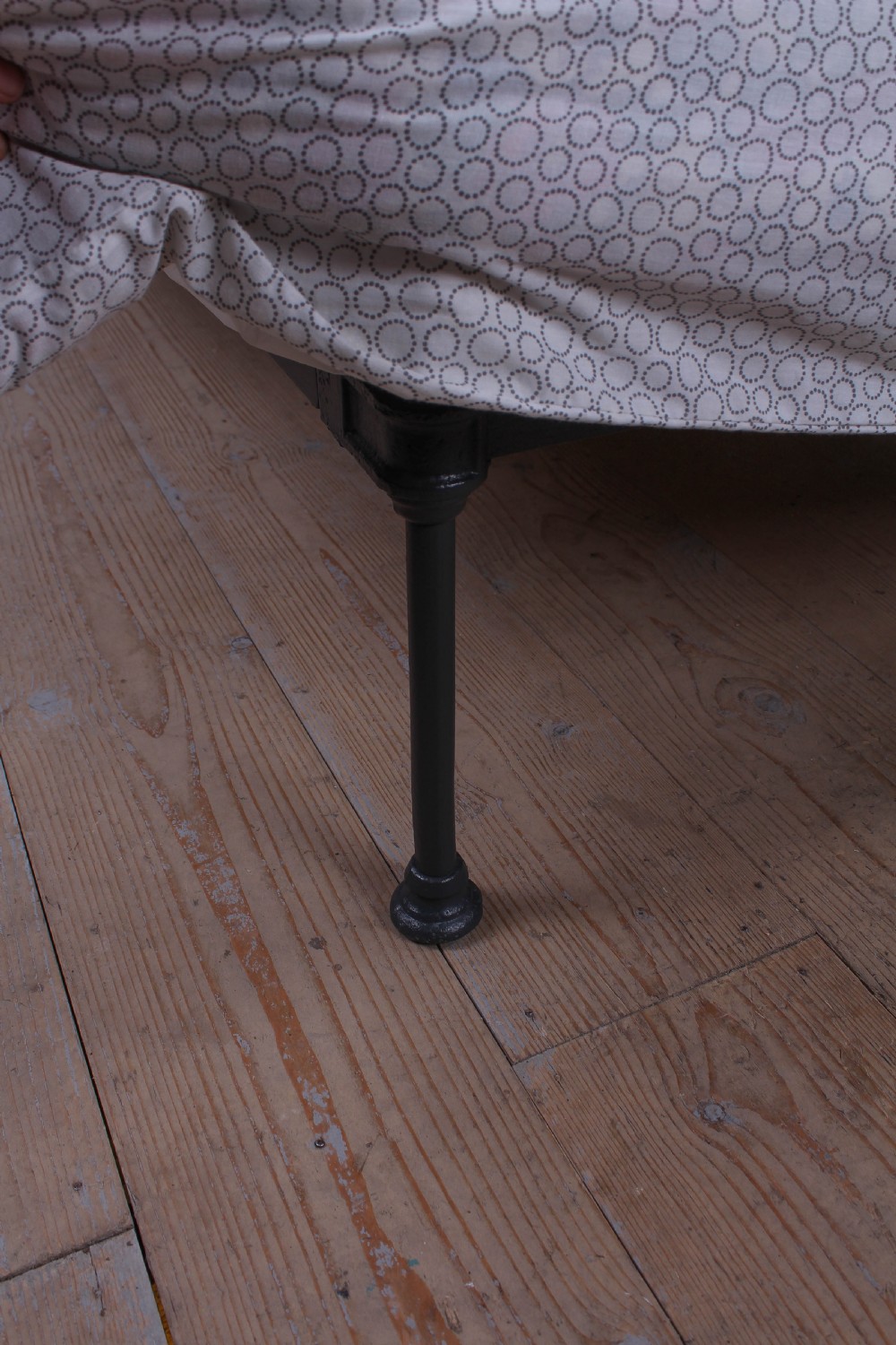 Lovely hand finished pair of iron single beds (can be joined)  View V