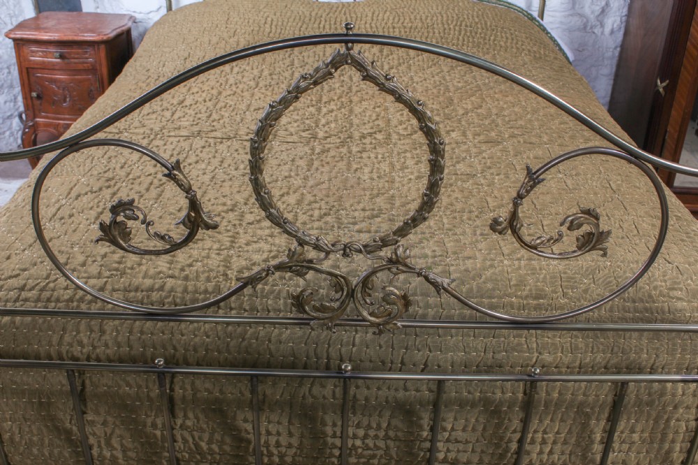 Beautiful rare  Winfield all brass king size bed View III