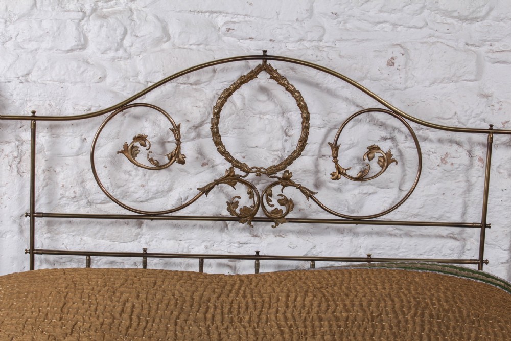 Beautiful rare  Winfield all brass king size bed View V