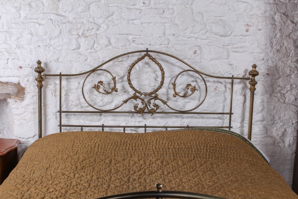 Beautiful rare  Winfield all brass king size bed View VIII