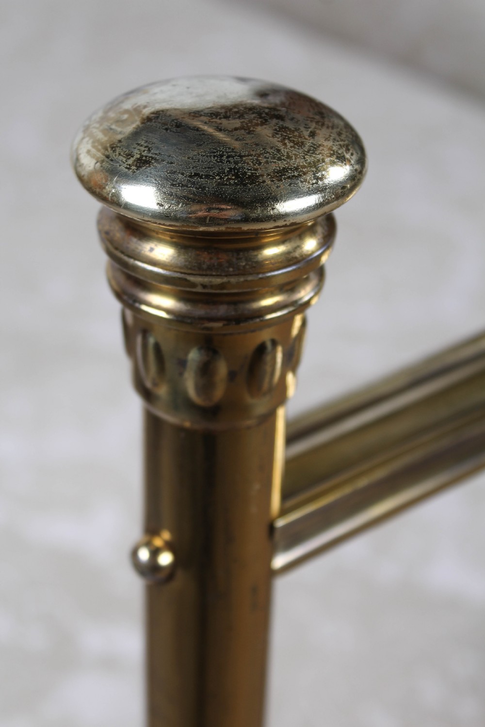 Very nice pair of simple Victorian all brass beds View II