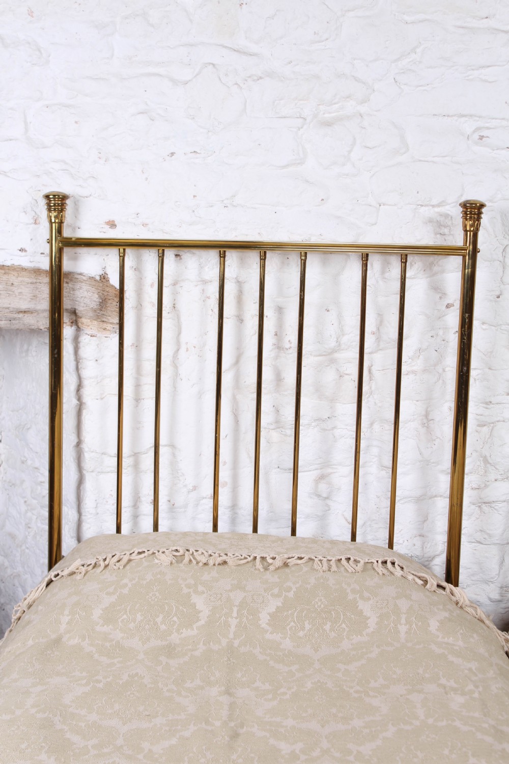 Very nice pair of simple Victorian all brass beds View III
