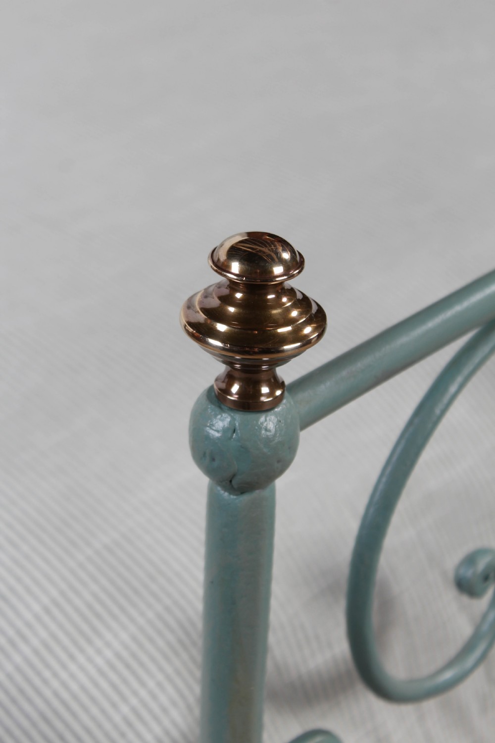 Very pretty forged iron Portuguese king size bed View VII