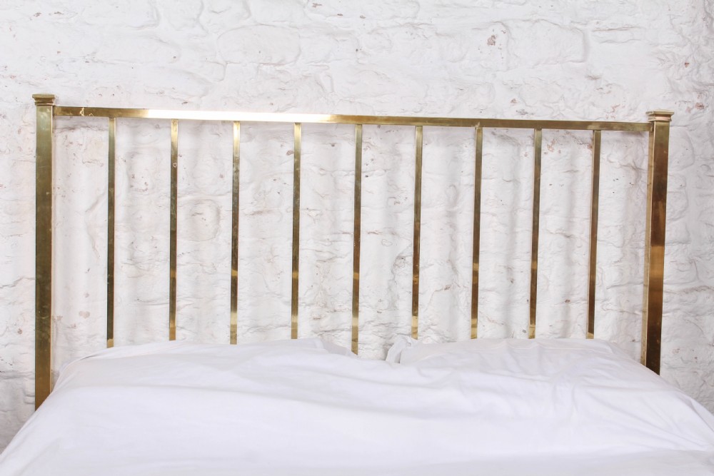 Lovely simple all brass french king size bed View VI