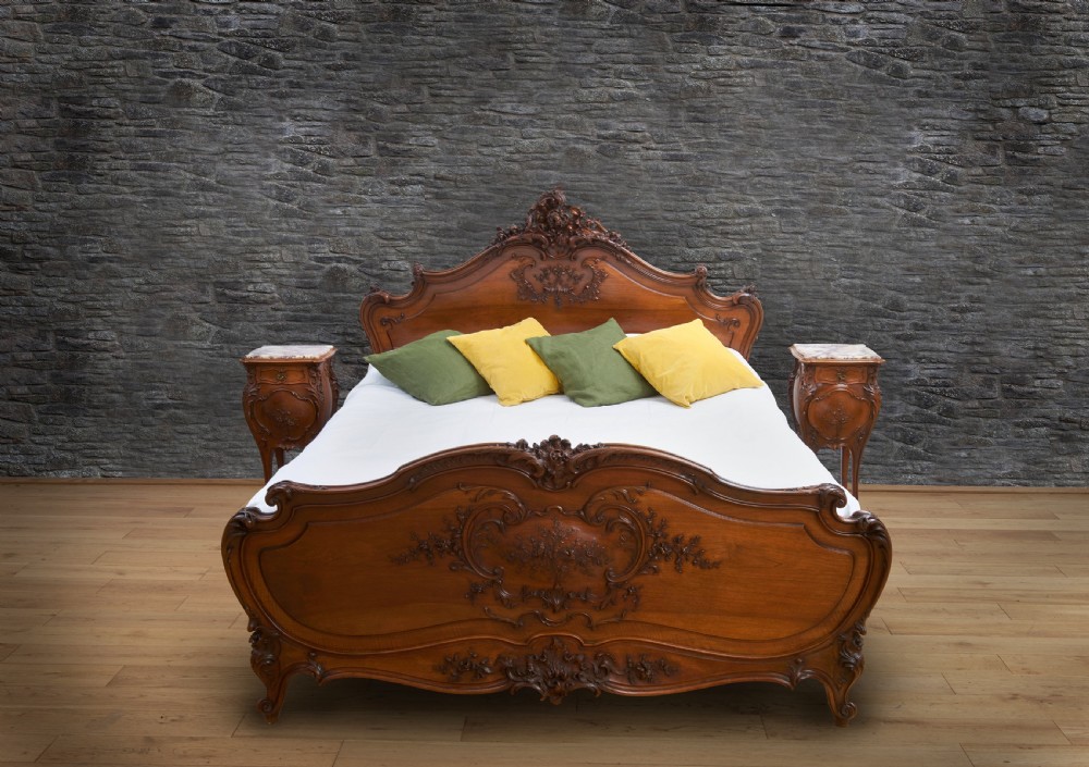 Incredible  rare Louis XV style bedroom suite with super king size bed View VI