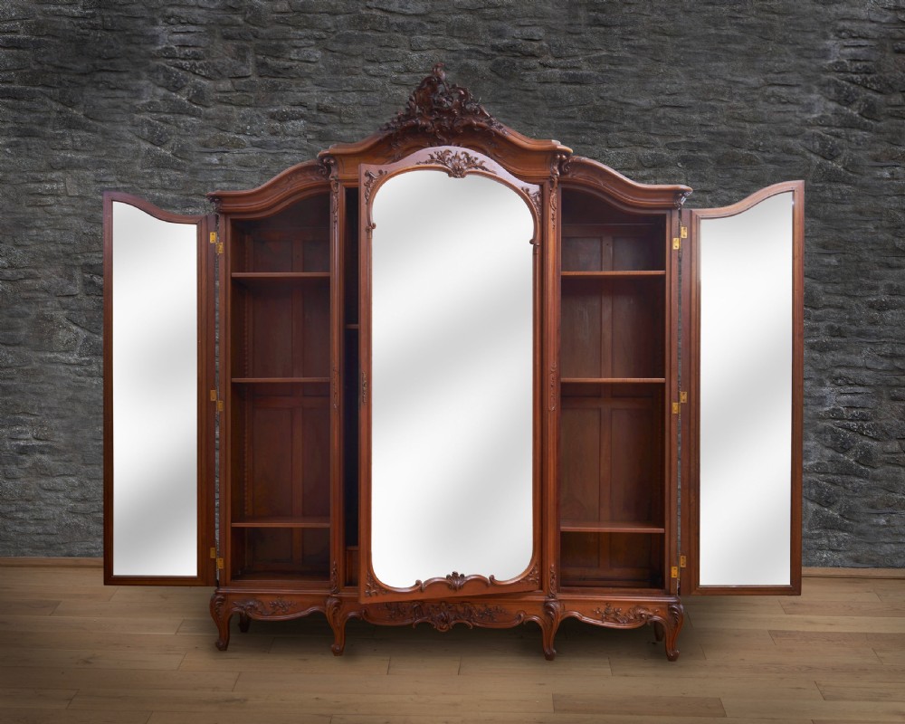Incredible  rare Louis XV style bedroom suite with super king size bed View XVIII
