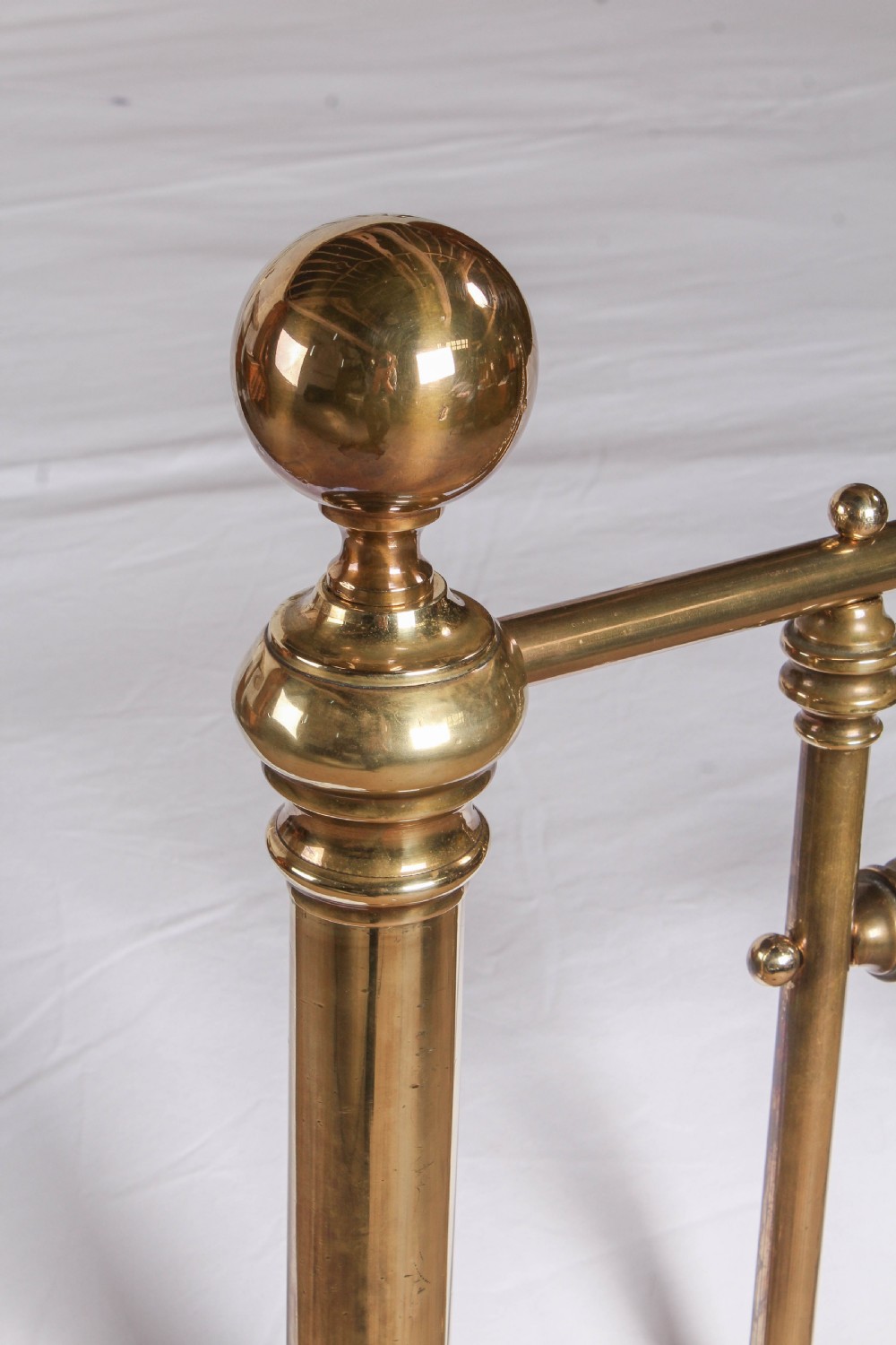 Handsome good quality classic all brass Victorian king size bed View IV