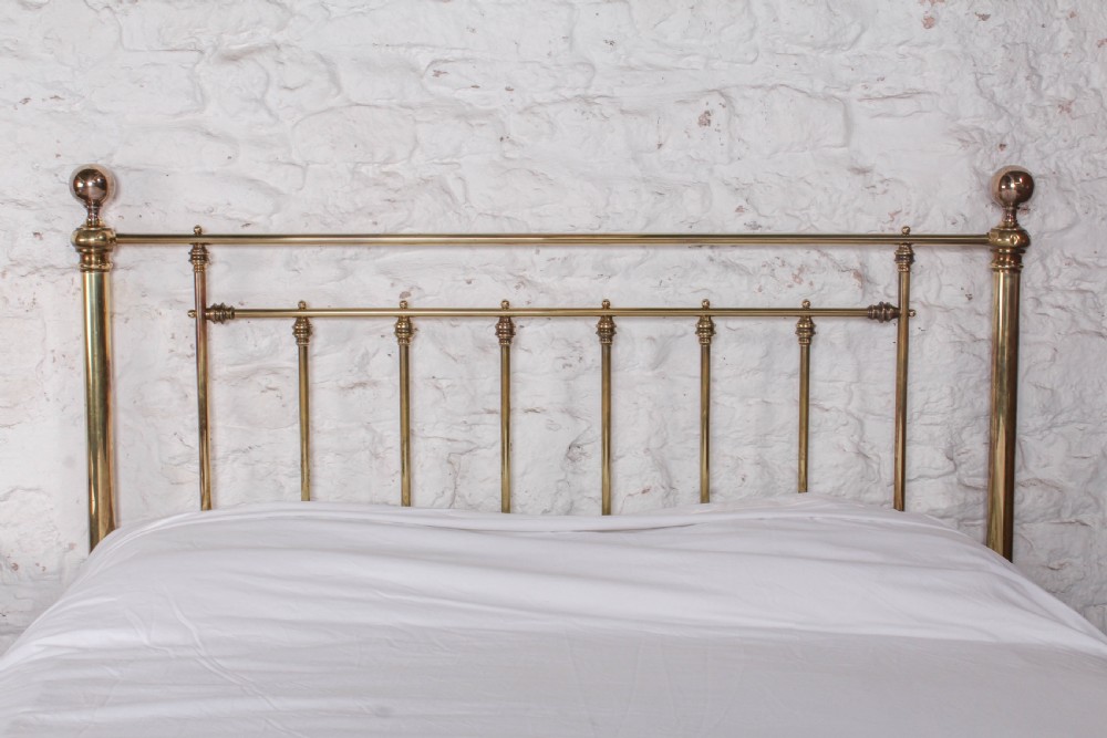 Handsome good quality classic all brass Victorian king size bed View V