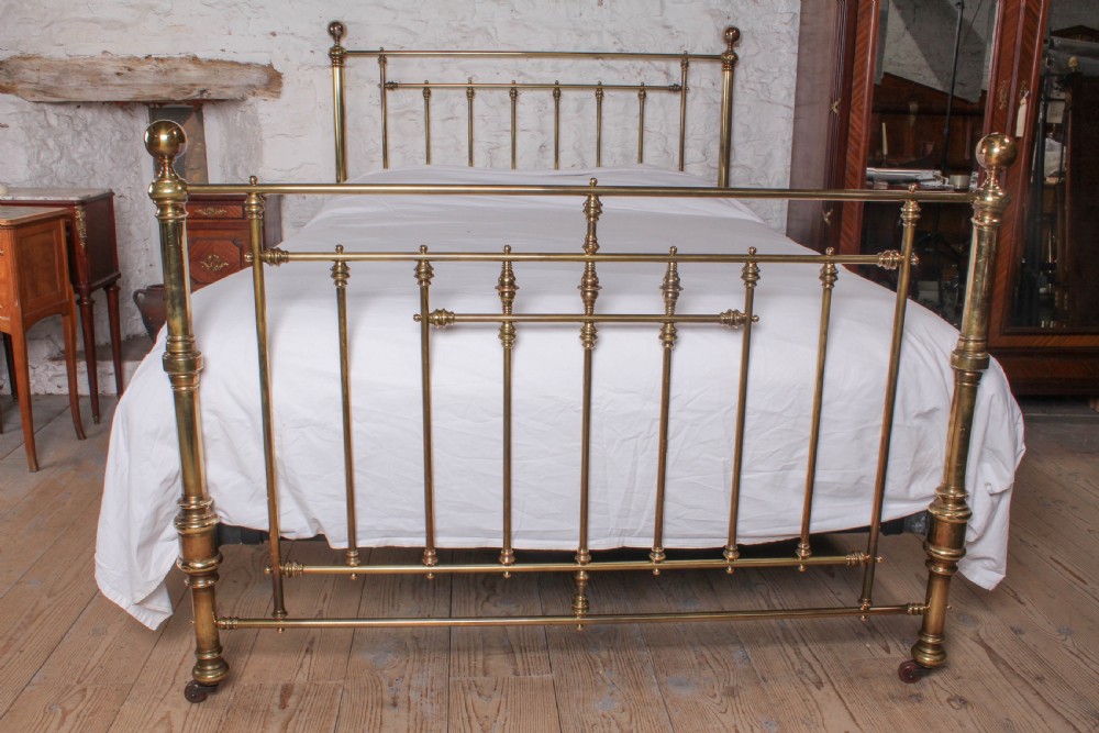 Handsome good quality classic all brass Victorian king size bed View VI