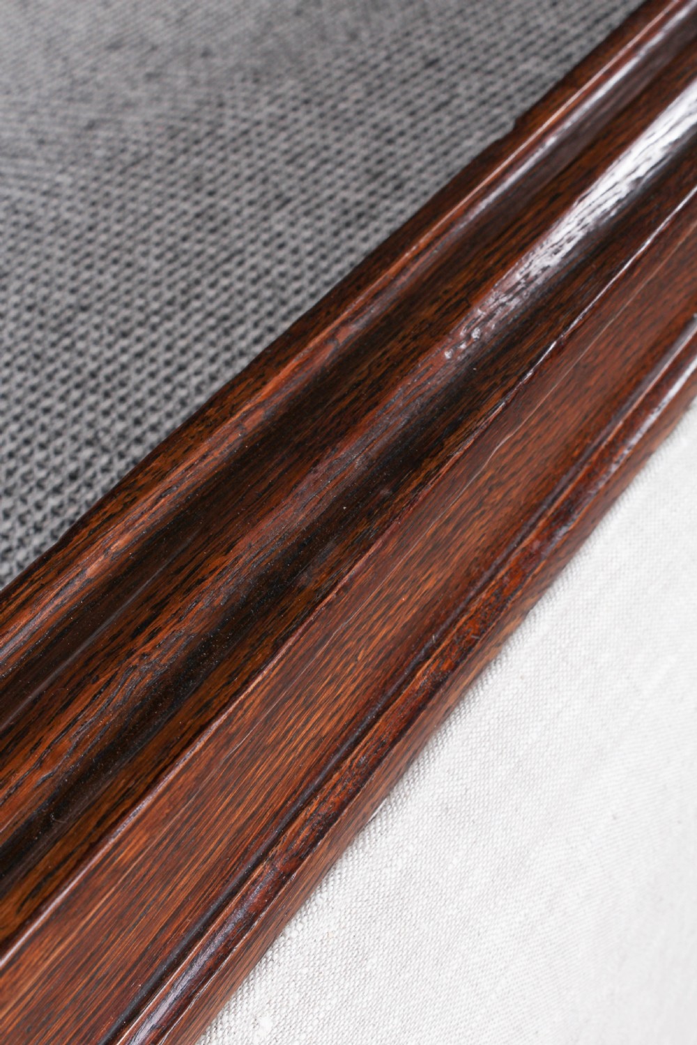 Very handsome king size Empire style newly upholstered bed View III