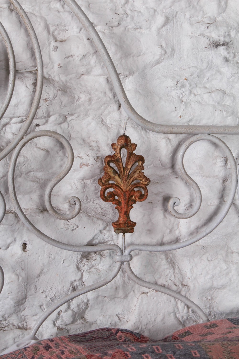 Very pretty forged iron Portuguese king size bed View V