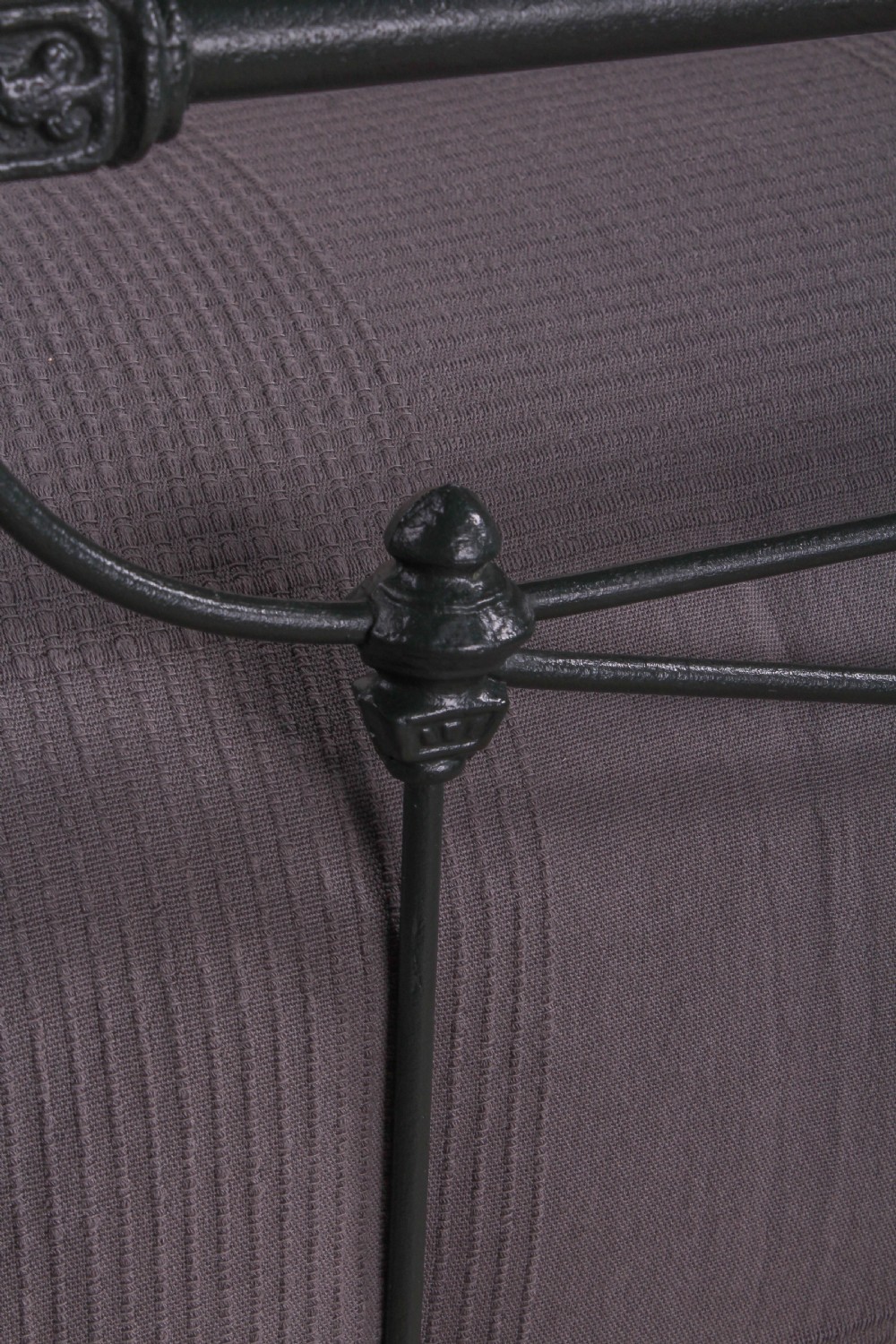 Pleasingly simple 5Ft  Spanish iron king size bed View III