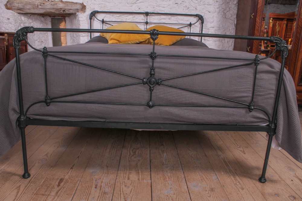 Pleasingly simple 5Ft  Spanish iron king size bed View VI