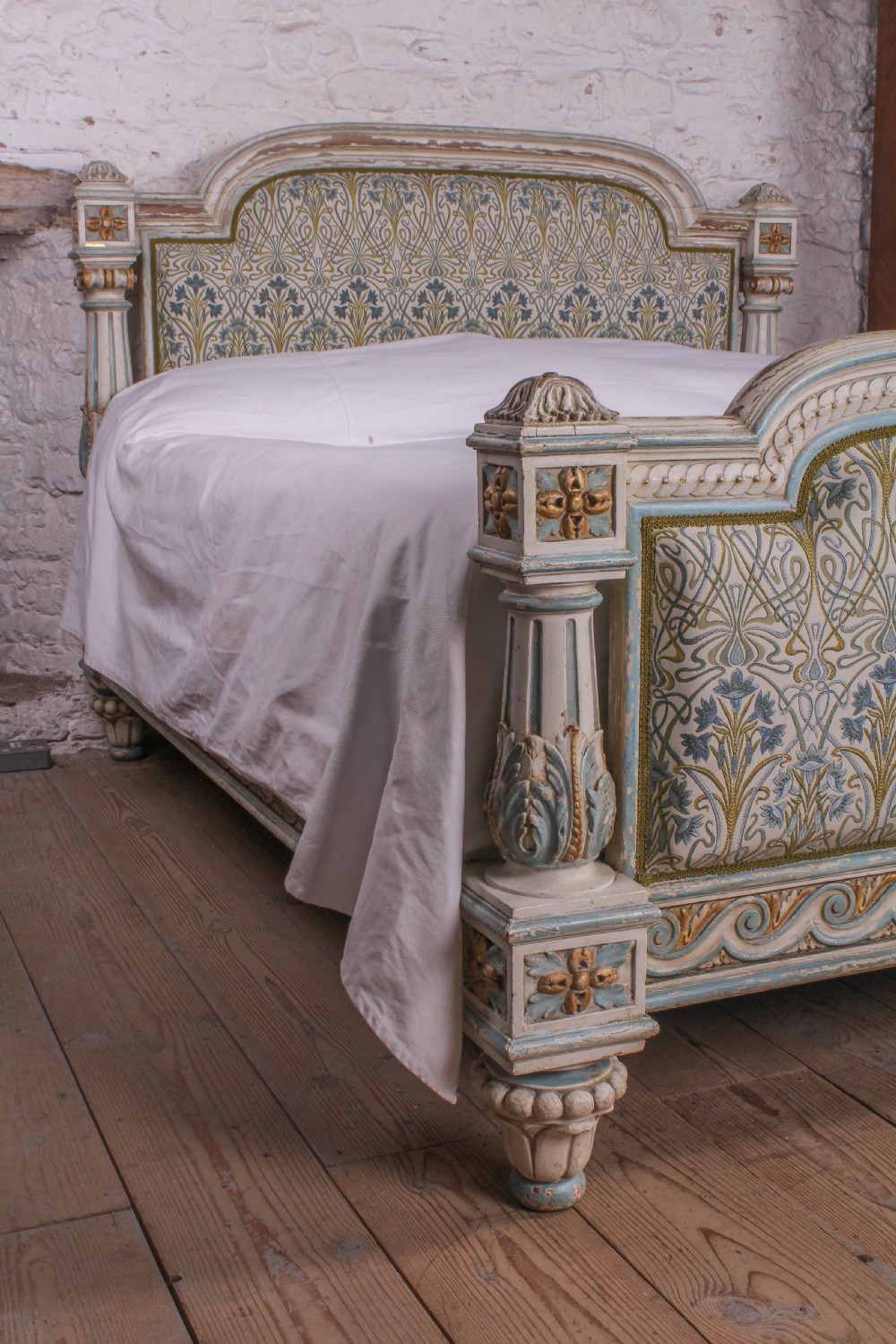 Opulent French Empire style 6' Super-king Bed View VI