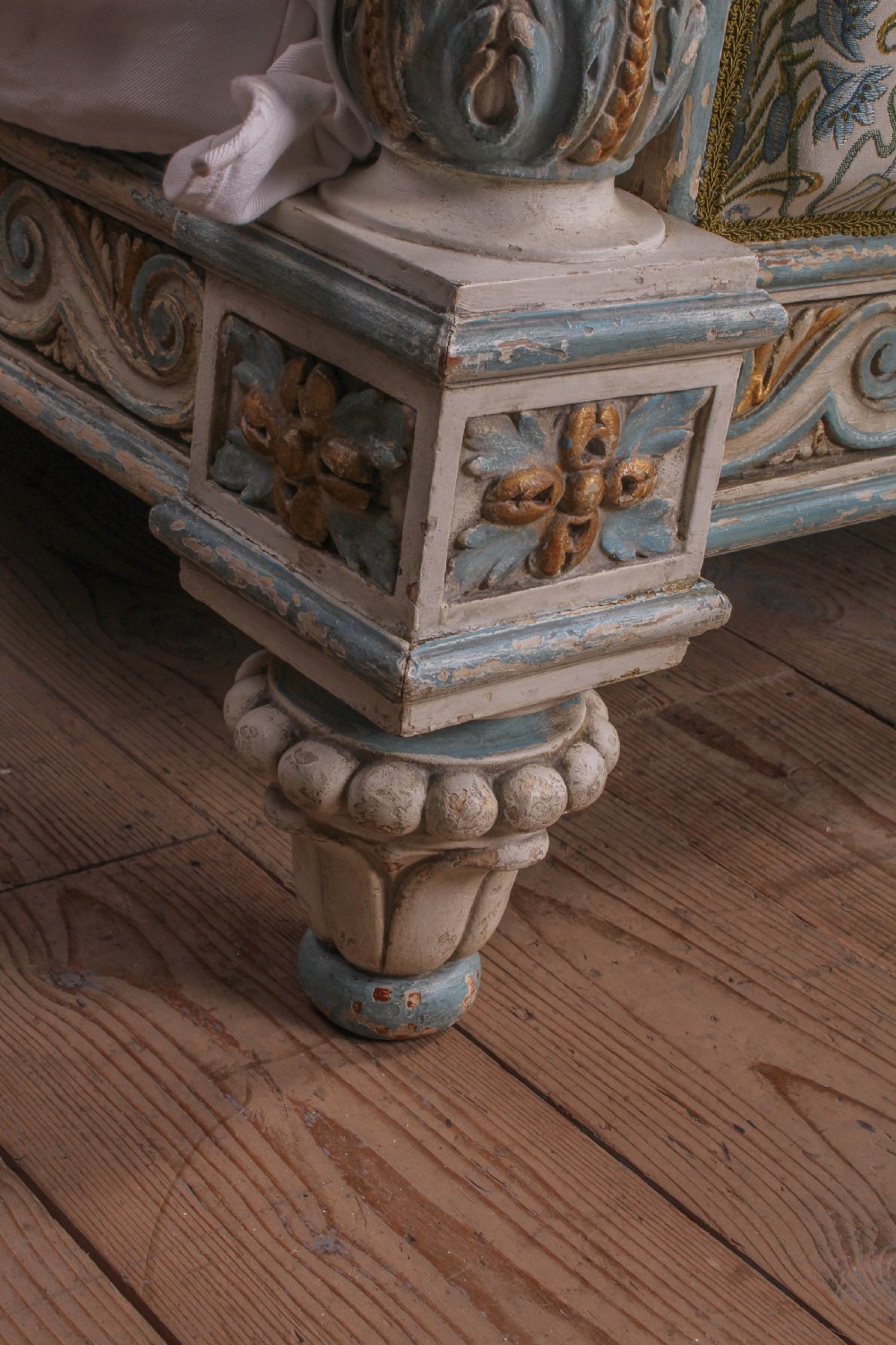 Opulent French Empire style 6' Super-king Bed View VIII