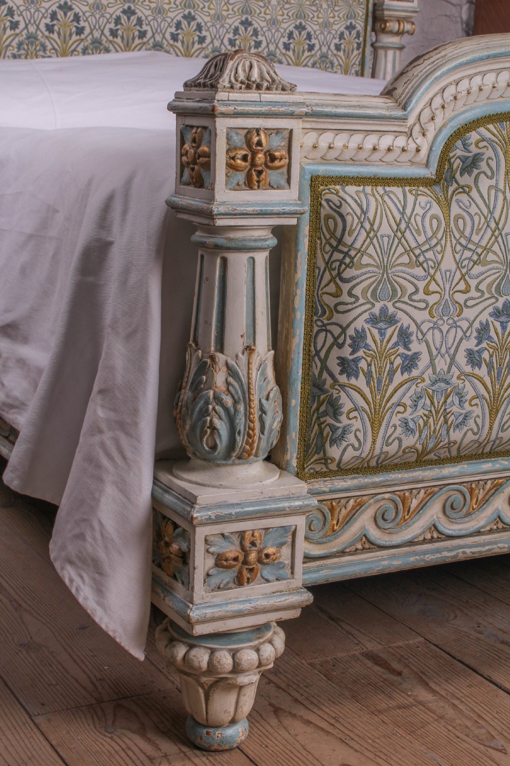 Opulent French Empire style 6' Super-king Bed View IX